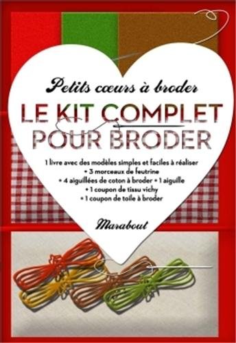 Petits coeurs à broder