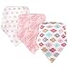 Hudson Baby Unisex Baby Cotton Bandana Bibs, Aztec, One Size