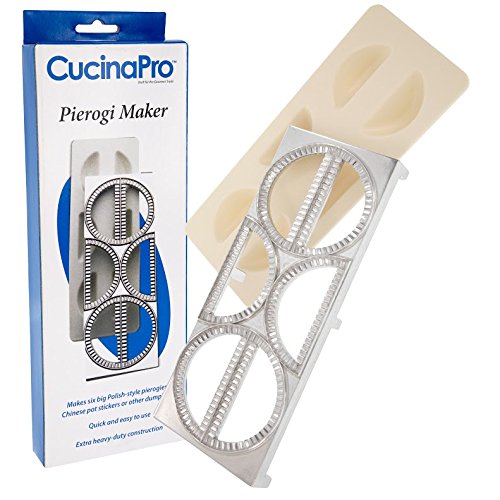 Pierogi Maker by Cucina Pro Includes Tray and Press Makes 6