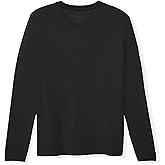 Tommy John Men's Second Skin Long Sleeve Sleep Shirt - Cool Comfortable Pajama Lounge Crew Neck T-Shirt