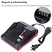 Lasica 18V 3.0A Fast Battery Charger PCXMVC Replacement for Porter-Cable 18-Volt PC18B NiCd, NiMh & Lithium Cordless Tool Battery Packs PC18BL PC18BLEX Compatible with Porter Cable 18V Charger PCMVC
