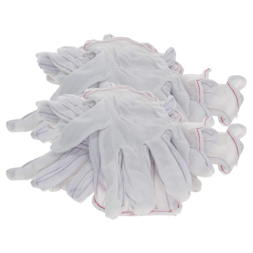 Othmro White Gloves Antistatic Gloves Moisturizing Etiquette White 10 Pairs
