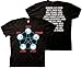 Star Trek - Big Bang Theory Mash Up - Rock Paper Scissors Lizard Spock Adult TShirt Tee XL, Black
