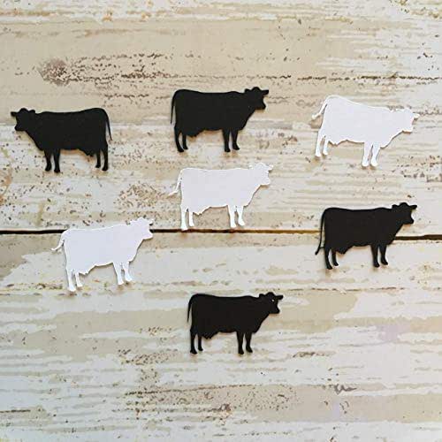 Cow Confetti, Cow Decorations, Animal Party Supplies, Farm
