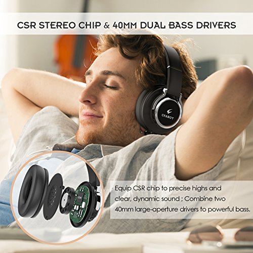 Fetta Wired On Ear Headphones with 3.5mm Audio Cable Wireless Stereo Bluetooth Headphones with Mic Protable Headsets Earphones for Smartphones,PC,Laptop,MP3 Player and More (Red)