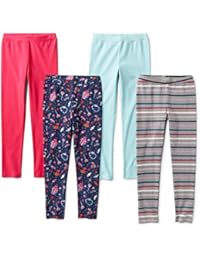 Girls' 4-Pack Leggings