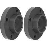 Pangda 2 Pcs 3 PVC Van Stone Flange PVC Pipe Fitting Slip Socket Van Stone Flange Schedule 80 Slip Socket for Industrial and Plumbing Systems Gray