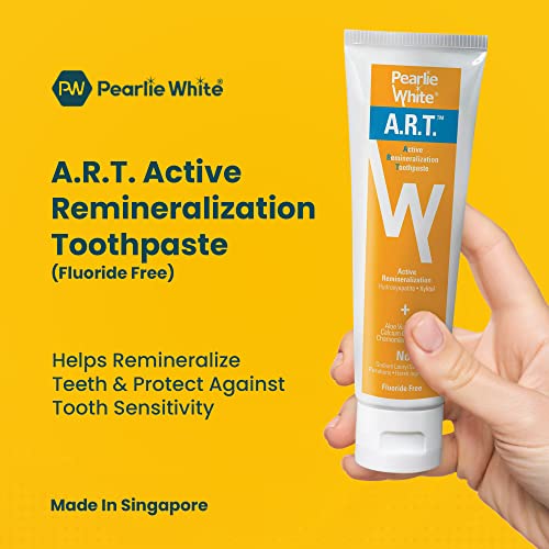 Pearlie White Active Remineralization Fluoride Free Toothpaste 3.8oz