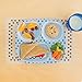 Bumkins Divided Plate, Melamine Tray Plate, Toddler, Kids, BPA Free, Stackable, Dishwasher Safe – Fire Engine
