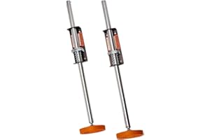 Xtenda-Leg® Ladder Leveler - Rubber Feet, Perfect for Extension Ladders, Stabilizer Attachments for Safe Use - Stable Platform for Uneven Ground - Easy Installation - OSHA Approved - 1 Pair