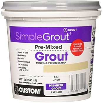 Custom PMG122QT 1-Quart Simple Premium Grout, Linen