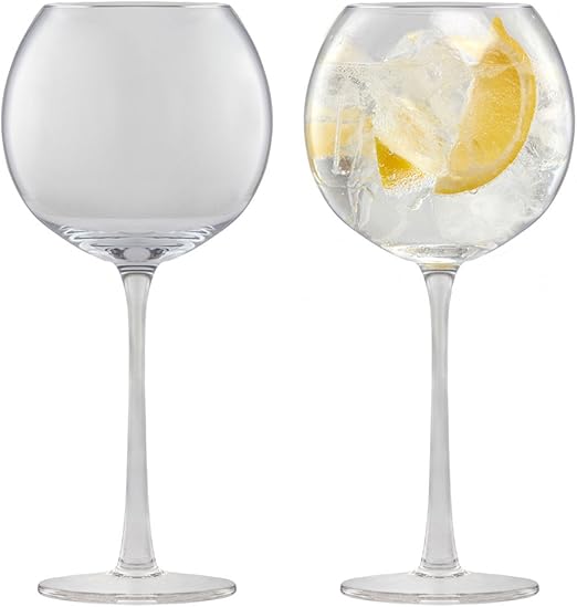 Gin Balloon Glasses Handmade 600ml Gin Glasses, Set of 2 Amazon.co