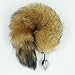 Nomisex Bigger Size Soft Wild Fox Tail Stainless Steel Anal Plug Butt for Women Suppositories Cospaly (bigger size brown tail)