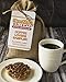 Coffee Gift : Gourmet Coffee Sampler 4 Flavored Coffees Ground | Hazelnut Cream - Caramel Mudslide - Southern Pecan - Sinful Pleasure | Burlap Gift Bag 1.5 Oz Packets