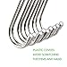 25 Pack S hooks Stainless Steel S Hanging Hooks Heavy Duty S Hanger Hooks X-Large 4.8
