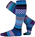 Solmate Socks - Mismatched Knee High Socks, USA Made, Raspberry Large