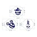 ART Kitchenware 6pcs Halloween Cookie Stencil Set Cupcake Decoration Cake Stencil Mold Fondant Decorating Tools Coffee Stencils ST-847S
