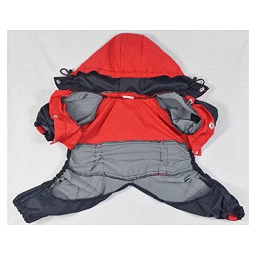 HuiSiFang Dog Coat Jacket Large Waterproof Puppy Dog Raincoat