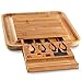 Bambüsi Charcuterie Boards Gift Set - Charcuterie Board Set, Bamboo Cheese Board Set - House Warming Gifts New Home, Wedding Gifts for Couple, Bridal Shower Gift