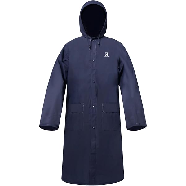 Amazon.com: HANMENGXUAN Men's Long Hooded Raincoat