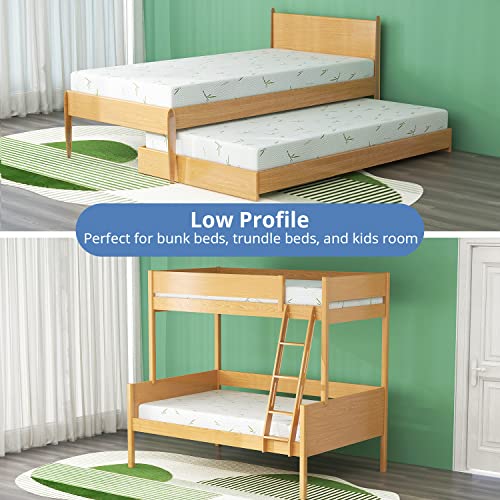 wOod-it Twin Mattress, inch Twin Size Memory Foam Mattresses in