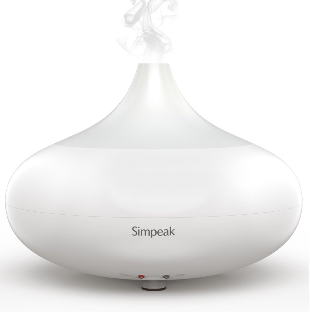 Simpeak Aroma Diffuser 100mL, LED Ultraschall Duftzerstäuber Essential