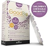 Premium Chewable Probiotics for Kids - Children's Whole Body Health with Vitamins C & D3-5 Billion CFU - Promotes Digestive & Immune Health - Supports a Healthy Microbiome - Shelf-Stable
