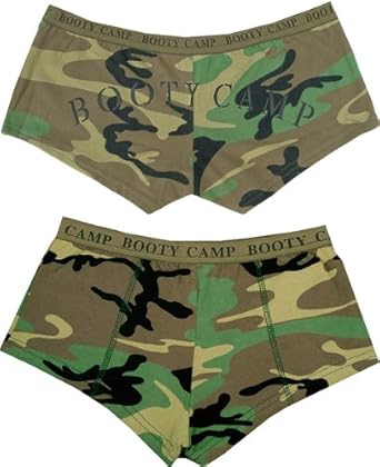 Camo booty shorts womens Clearance