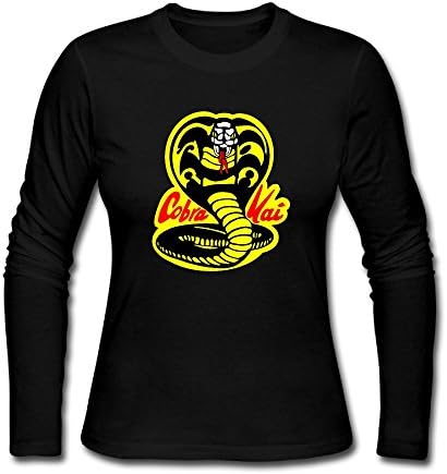 Womens Adult Classic Leisure Cobra Kai Long Sleeve Tshirt