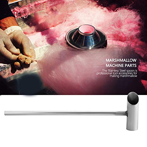 Marshmallow Machine Spoon 29cm Safe Stainless Steel Sugar Spoon Long Handle for Cotton Candy Marshmallow Floss