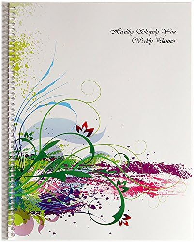 Healthy Shapely You Planner, July 2017 – June 2018 Calendar, Daily, Weekly, Monthly, Diet & Exercise Record and Assessment, All-In-One, 8.5 x 11, Spiral, 12 months.