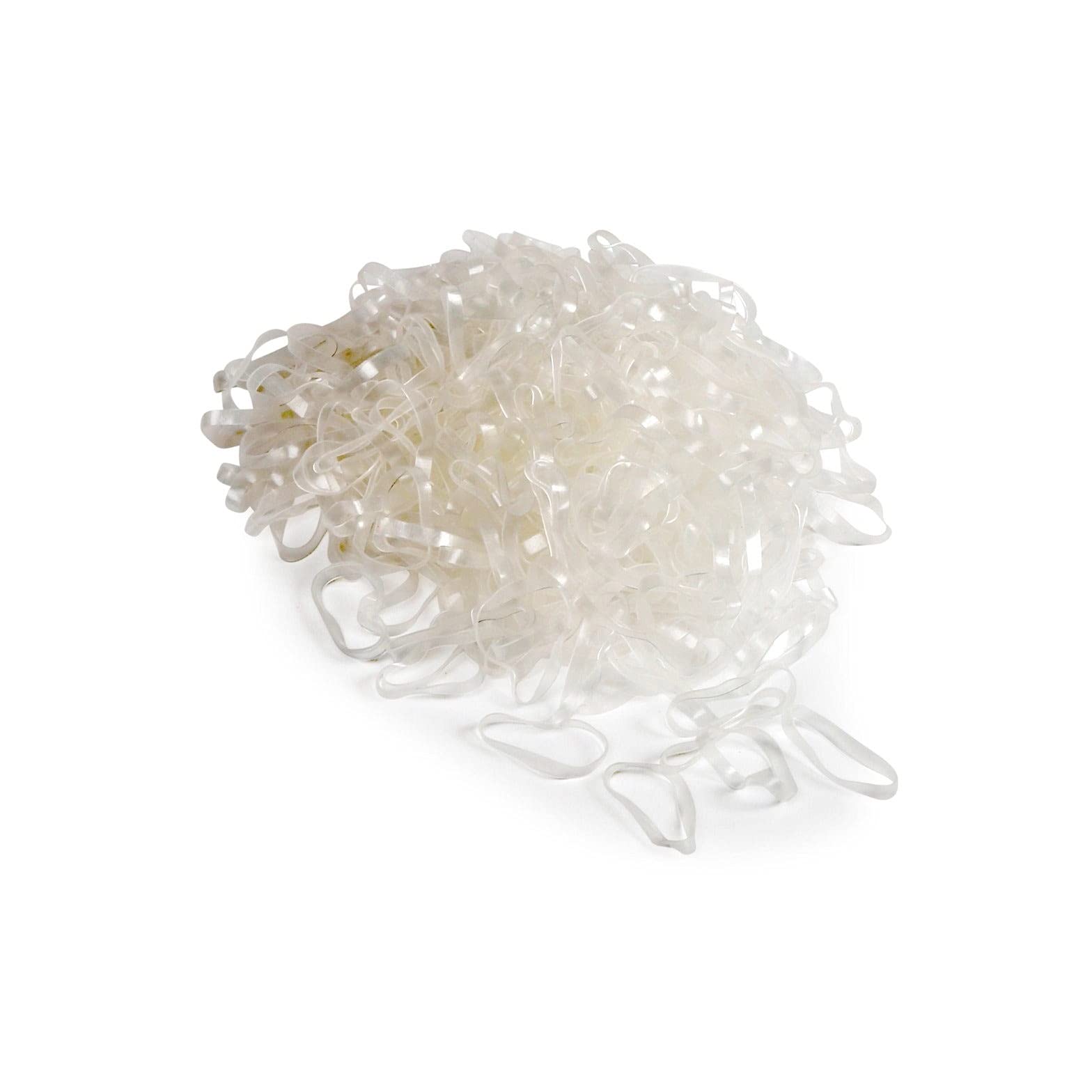 Shires EZI-GROOM Silicone Plaiting Bands Clear