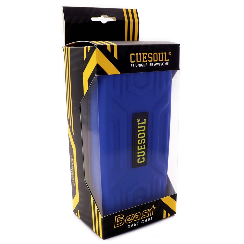 CUESOUL BEAST Dart Case for Steel Tip/Soft Tip darts,Big Darts Carrying Storage Fits for Dart Tips,Shafts,Flights and Accessories (Case Only)