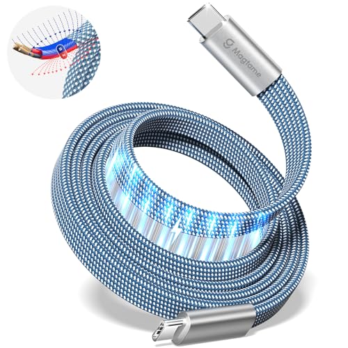 Cable C USB, cable C USB magnético plano de 240w a cable c usb, cable C de carga rápida tejido de nylon 1m 5a, para Phone 15/15 Pro / 19 pro max, para Samsung macbook