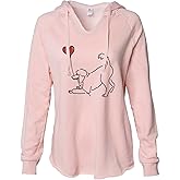 Inkopious Poodle Heart String - Women's Cali Wave Hooded Sweatshirt