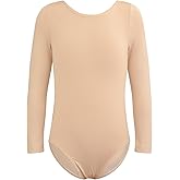 XiaoMoSha Gymnastics Leotards for Girls Long Sleeve Kids Unitards Dancewear Sparkle Rainbow Mermaid Ribbons Tumbling Outfits