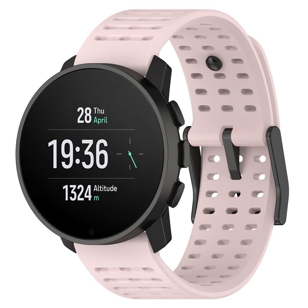 Tyogeephy Straps for Suunto 9 peak pro/Vertical/Urband 7/ATHLETIC 1, Replacement Bracelet in Anti-Lost Silicone Designed Fitness Tracker Accessories