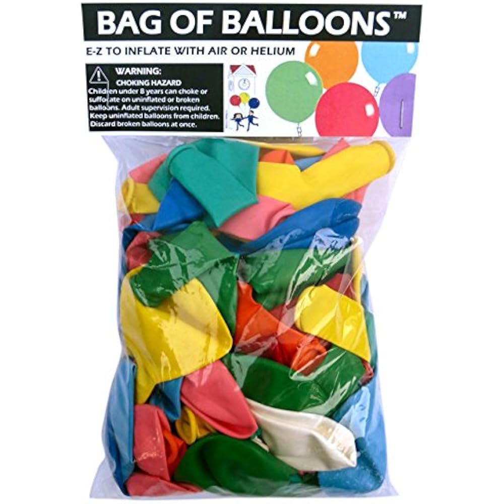 Bag Of Balloons 72 Ct. Assorted Color Latex Toys " Games eBay
