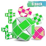 Snake Cube,Large Magic Ruler Set Toys Snake Rubiks Cube Gift for Child Relaxation & Improved Concentration Ideal Gift for Kids & Adults(6 Pack)