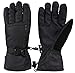 Livingston Men's Waterproof Thinsulate Insulation Ski Gloves with Zipper Pocket