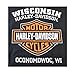 Harley-Davidson Men's Bar & Shield Pullover Fleece Hooded Sweatshirt, Black
