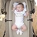 Newborn Baby Head Shaping Pillow - Washable, Neck Support for Infant Preventing Flat Head Syndrome - 2 Baby Bibs and Parenting Ebook Included