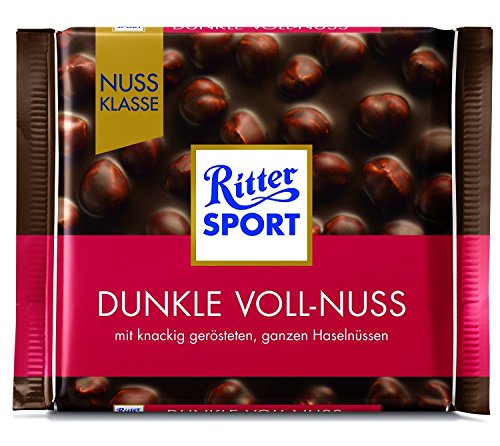 Ritter Sport chocolate bar Milk chppd almond (050255731006)