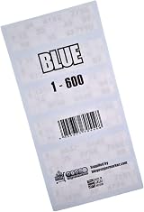 Bingosupermarket Bingo Tickets 6 To a Sheet 1-90 Perforated Blue 600 Pad view 5