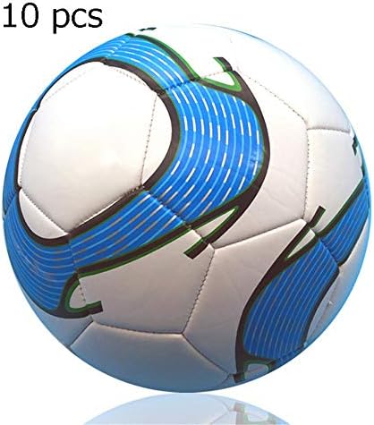 10ピース女の子と男の子のpvcマシンステッチソフトサッカー子供の公式サイズ5トレーニングサッカーサッカーボールクリスマスギフト用キッズ屋外スポーツ ゲームサッカー玩具 色 C1 サイズ 5 Masqueboutique Com