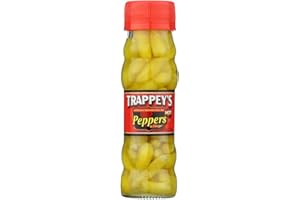 TRAPPEY'S Trappeys Peppers in Vinegar, Hot, 4.5 oz (2 Pack)