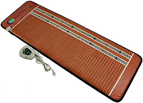 TAO Sauna Floor Mat Pad 5 Feet PEMF FAR Infrared Healing Heat Tourmaline, Amethyst, Obsidian Therapy Stones, Manage Pain, Wired Remote Control, TAO-MAT-6024-P