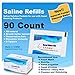 TONELIFE 80 Count Saline Nasal Care Refills +2 Nasal Sprayer - Nasal Salt 2.7g Each Pouch | Refill Kit | 80 Buffered Salt Packets | for 300ml 500ml Sinus Rinse Kit-Nose Cleaner-Nasal Wash Bottle