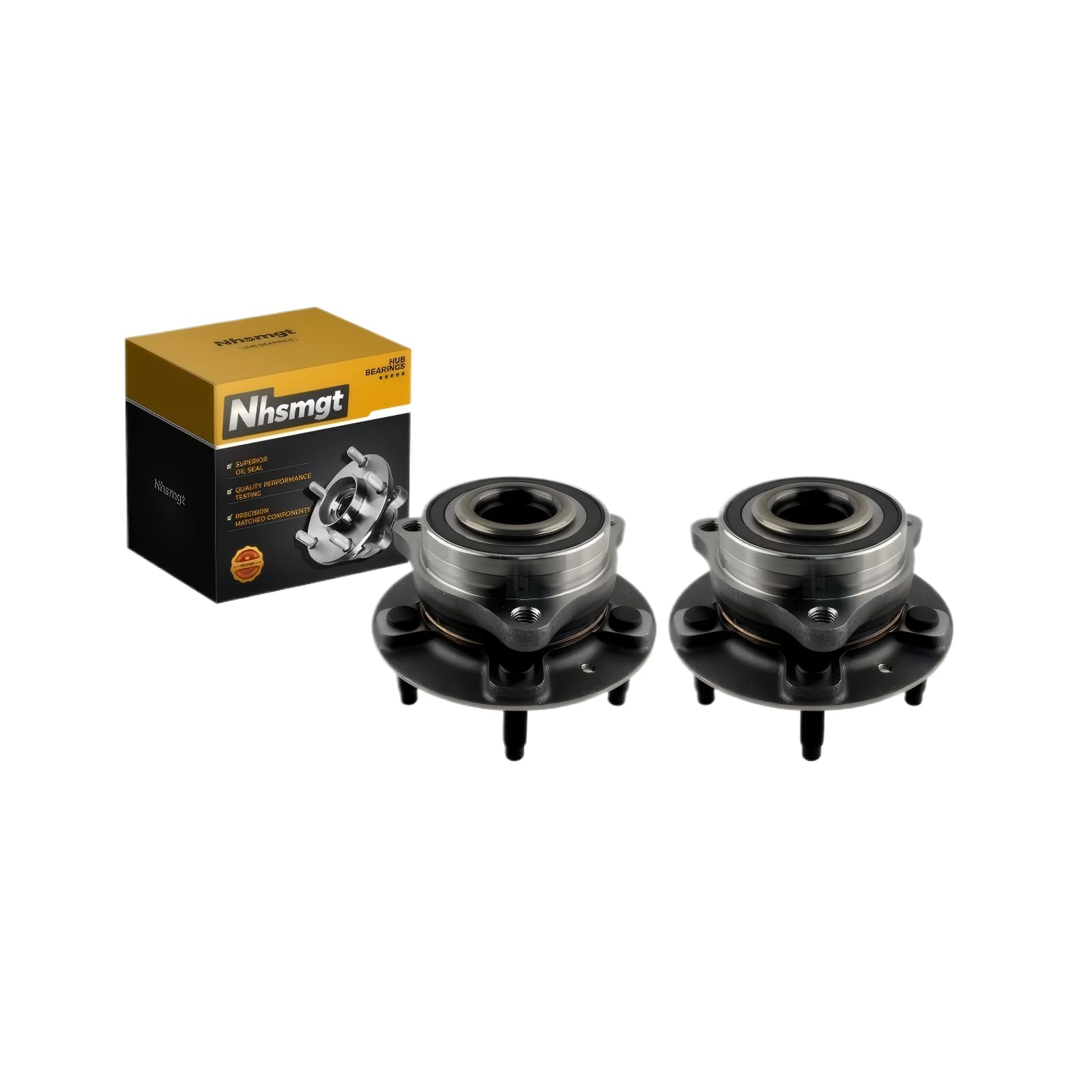 Photo 1 of Nhsmgt 513398 Front or Rear Wheel Bearing Hub Compatible with 2016-2019 Malibu, 2016-2018 Envision, 2017-2019 Lacrosse, 2018-2019 Regal Sportback, 2018-2019 Regal TourX Cascada w/ABS 5-Lug 2pcs
