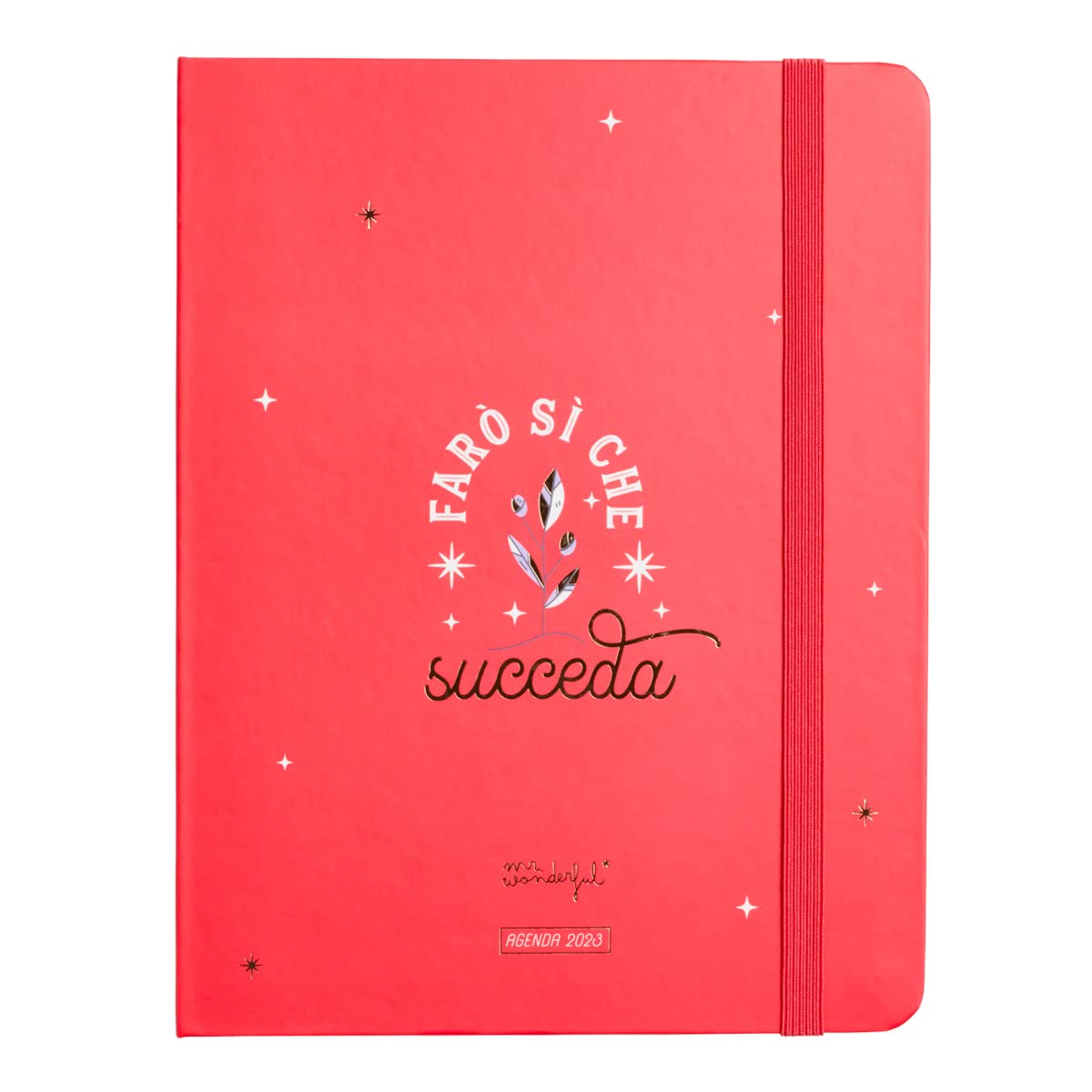 Mr. Wonderful - Office 2023 Weekly Agenda - I'll Make That Happen, Red